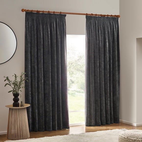 Yard Chenille Pencil Pleat Curtains - image 1