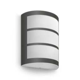 Philips Python Integrated LED Outdoor Wall Light, Warm White - thumbnail 2