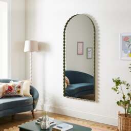 Scalloped Arched Full Length Wall Mirror - thumbnail 1
