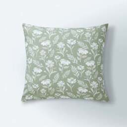 Timeless Floral Cotton Square Cushion Cover - thumbnail 2