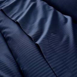 Hotel Cotton Stripe 400 Thread Count Flat Sheet
