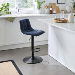 Leonel Height Adjustable Bar Stool, Fleck Boucle - thumbnail 1