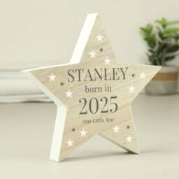 Personalised Born In Star Ornament - thumbnail 1