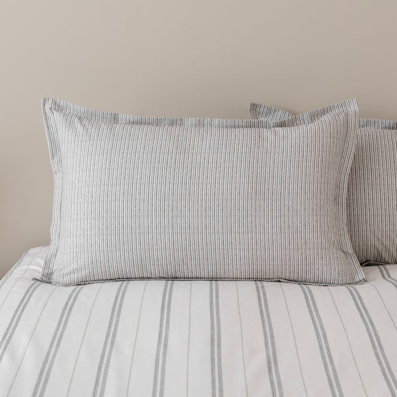 Pia Slub 100% Cotton Oxford Pillowcase - image 1