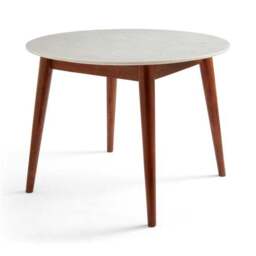 Thea Round Marble 4 Seater Dining Table - thumbnail 5
