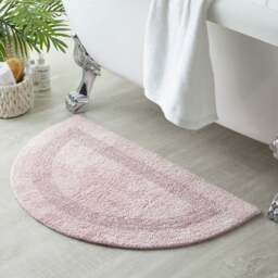 Super Soft Reversible Semi Circle Bath Mat - thumbnail 1