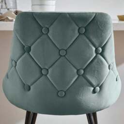Ariana Bar Stool, Velvet - thumbnail 3