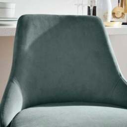 Ariana Bar Stool, Velvet - thumbnail 4