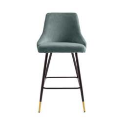Ariana Bar Stool, Velvet - thumbnail 5