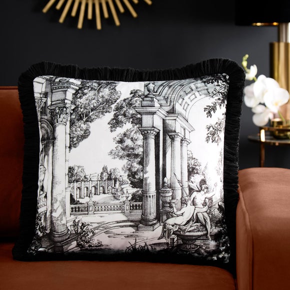 Laurence Llewelyn-Bowen Vista Velvet Square Cushion - image 1