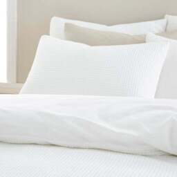Ashton Waffle 100% Cotton Duvet Cover & Pillowcase Set - thumbnail 2