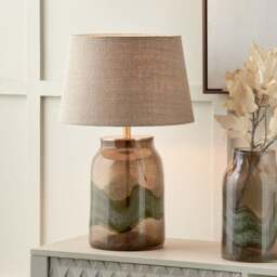 Pacific Lifestyle Valtellina Milos Glass Table Lamp - thumbnail 1