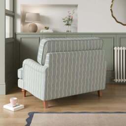 Beatrice II Wiggle Stripe Snuggle Chair - thumbnail 2