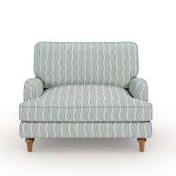 Beatrice II Wiggle Stripe Snuggle Chair - thumbnail 6