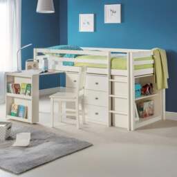 Roxy Single Midsleeper Children's Bed Frame - thumbnail 1
