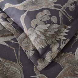 Dorma Gilded Crane Duvet Cover & Pillowcase Set - thumbnail 2