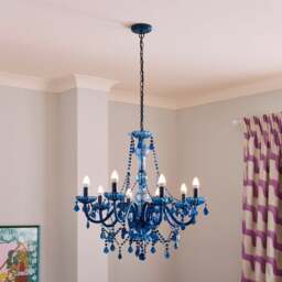 Sophie Robinson 8 Light Adjustable Chandelier - thumbnail 1