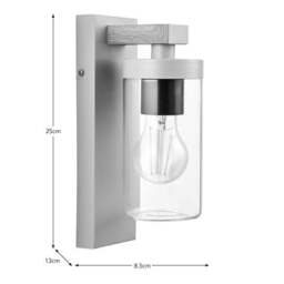 Fulton Industrial Indoor Outdoor Wall Light - thumbnail 6