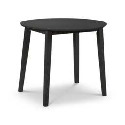 Coast 2-4 Seater Round Drop Leaf Dining Table with 2 Chairs - thumbnail 2