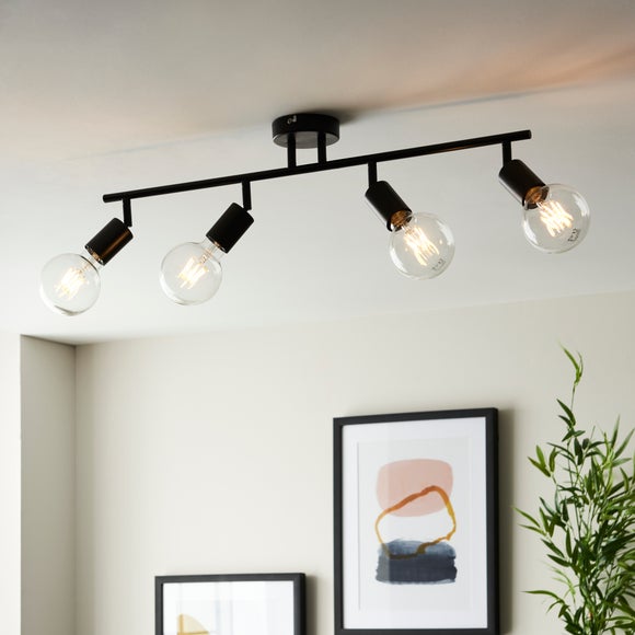 Elements Koppla 4 Light Semi Flush Spotlight Bar - image 1