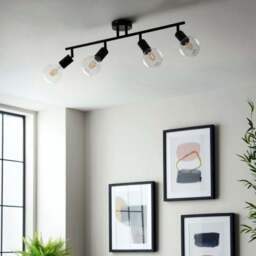 Elements Koppla 4 Light Semi Flush Spotlight Bar - thumbnail 4