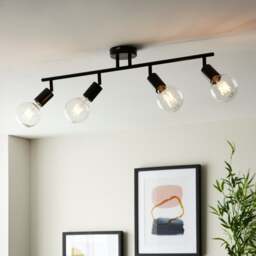 Elements Koppla 4 Light Semi Flush Spotlight Bar - thumbnail 1