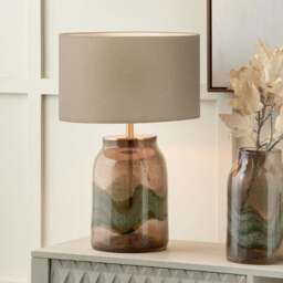 Pacific Lifestyle Valtellina Henry Glass Table Lamp - thumbnail 1