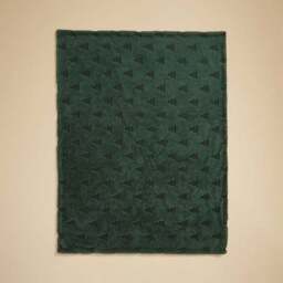 Christmas Tree Faux Fur Green Throw Blanket - thumbnail 3