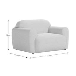 Marlo Boucle Snuggle Chair - thumbnail 6