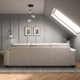 Claude Tonal Chenille Corner Chaise Sofa - thumbnail 2