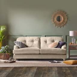 Martha Vintage Velvet 3 Seater Sofa