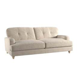 Martha Vintage Velvet 3 Seater Sofa - thumbnail 3
