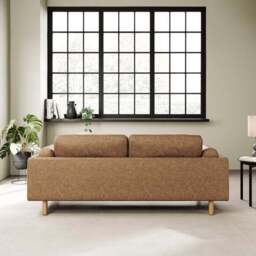 Newton Arizona Faux Leather 3 Seater - thumbnail 4