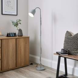 Sanford Goose Neck Adjustable Floor Lamp - thumbnail 1
