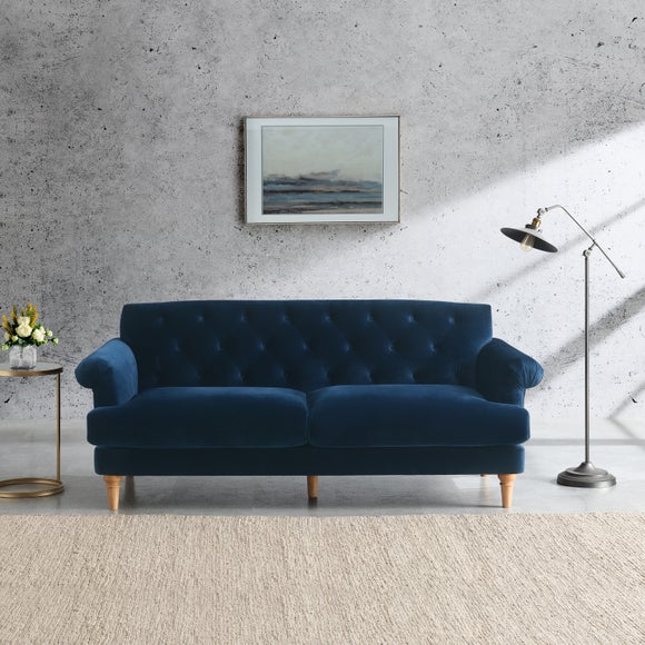Jazz Velvet 3 Seater Sofa - image 1