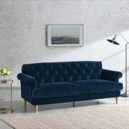 Jazz Velvet 3 Seater Sofa - thumbnail 2