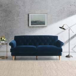 Jazz Velvet 3 Seater Sofa - thumbnail 1
