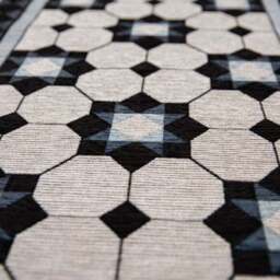 Daisy Tile Patterned Geometric Stair Runner - thumbnail 2