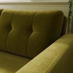 Barker Velvet 2 Seater Trundle Sofa Bed - thumbnail 3