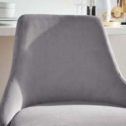 Ariana Bar Stool, Velvet - thumbnail 4