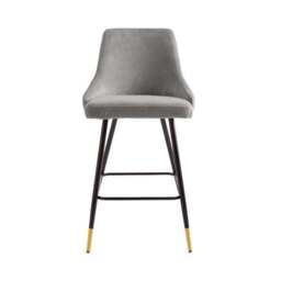 Ariana Bar Stool, Velvet - thumbnail 5