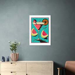 East End Prints Miami Cocktail Print by Jil White - thumbnail 1