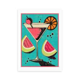 East End Prints Miami Cocktail Print by Jil White - thumbnail 2