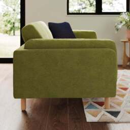 Newton Luxe Chenille 3 Seater Sofa - thumbnail 2