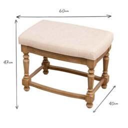Voyage Maison Eloise Oak Footstool - thumbnail 6
