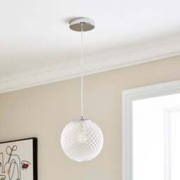 Vaughn Globe Glass Pendant Light - thumbnail 2