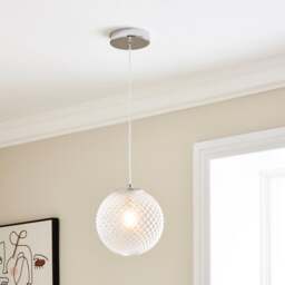 Vaughn Globe Glass Pendant Light - thumbnail 1