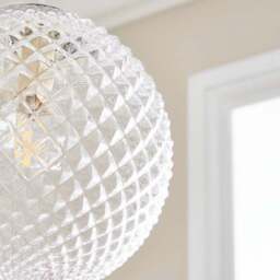 Vaughn Globe Glass Pendant Light - thumbnail 3