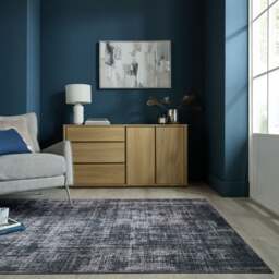 Haze Abstract Washable Rug - thumbnail 1