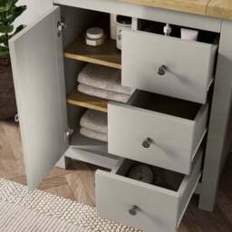 Olney 3 Drawer Bathroom Cabinet - thumbnail 3